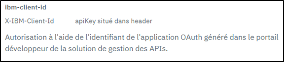 Onglet Détails - Parametres - Clé API