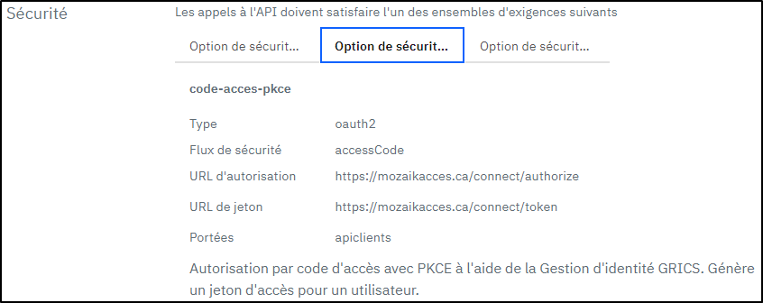 Onglet Détails - flux utilisateur