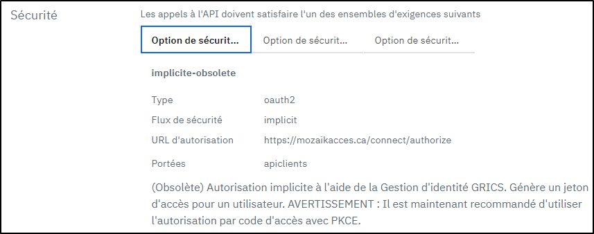 Onglet Détails - flux utilisateur