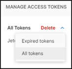 Postman - Suppression tous les jetons